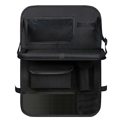 Image of 1PC Car Seat Organiser Kids, Backseat with Foldable Tray Table, Tidy Organiser, Storage Tablet Holder for Kids Toy