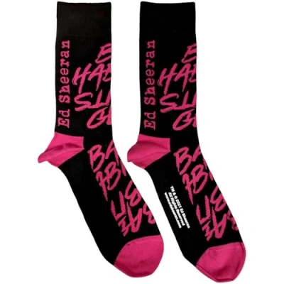 Image of SOCKSHOP Music Collection 1 Pair Ed Sheeran Cotton Socks Bad Habits One Size
