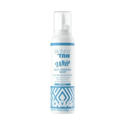 Image of Skinny Tan Self Tanning Whip Medium Instant Fake for Streak Free, Radiant &amp; Natural Glow, Cruelty Paraben Free Vegan Skincare with Coconut Vanilla Aroma Tan, 150ml