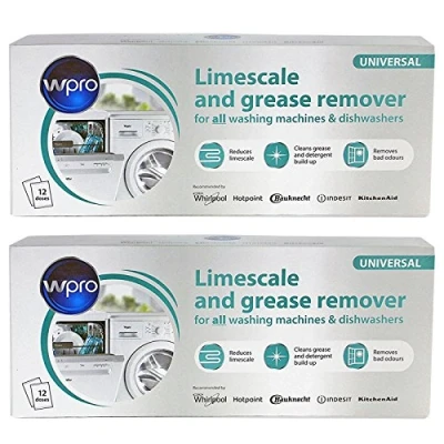 Image of Genuine Indesit Dishwasher 3in1 Limescale Descaler &amp; Detergent Remover 24 x 50g Sachets (2 Pack)