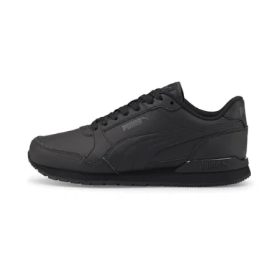 Image of PUMA St Runner V3 L Jr Track Shoe, Black/White, 6 UK