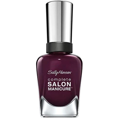 Image of Sally Hansen Complete Salon Manicure Nail Colour, Pat on The Black