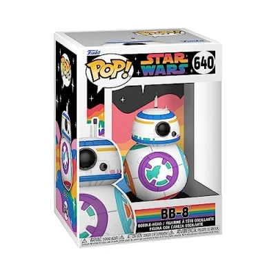 Image of Funko POP! Star Wars: Pride 2023 BB 8 Collectable Vinyl Figure Gift Idea Official Merchandise Toys for Kids &amp; Adults Movies Fans Model Collectors and Display