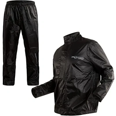 Image of A pro Jacket Motorbike Waterproof Motorcycle 2 pc Rain Suit Trouser Scooter XXL