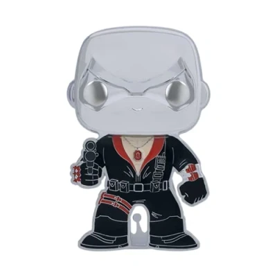 Image of Funko Pop! Large Enamel Pin Gi Joe: Destro G.I. Joe Pins Cute Collectable Novelty Brooch for Backpacks &amp; Bags Gift Idea Official Merchandise TV Fans