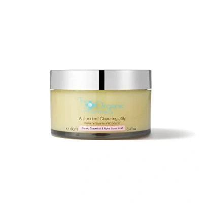 Image of The Organic Pharmacy, Antioxidant Non foaming Cleansing Jelly, 69.8% Organic, Vegan, With Rose Hip, Lavender, Carrot, Grapefruit &amp; Alpha Lipoic Acid, For fresh, clean and bright skin 100ml
