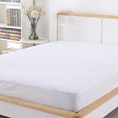 Image of COMFORTNIGHTS &quot;ComfortShield Corovin Double Waterproof mattress Protector &quot;Get superior protection for your measuring 135 x 190 30 cms.&quot;