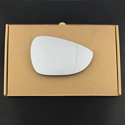 Image of Stick on Wide angle Wing Mirror Glass fits Ford Fiesta Reg 2013 to 2017 right driver Side