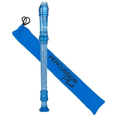 Image of Percussion Plus PP911 Descant Recorder C Thru Blue