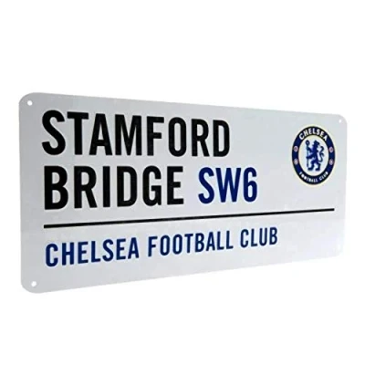 Image of Chelsea Official Street Sign Multi Colour, 40 x 18 cm