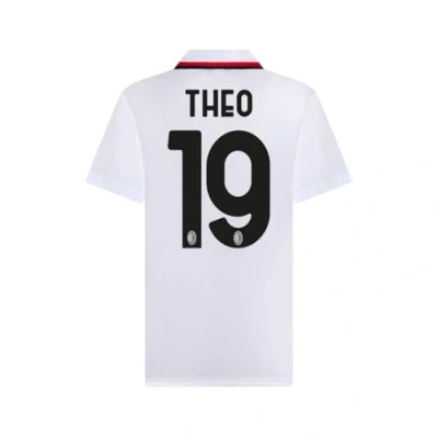 Image of A.C. Milan Replica Stadium Shirt, 2024/25 Season, Home/Home, Away/Away White