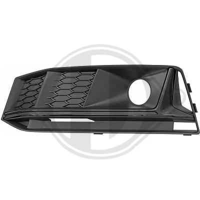 Image of 8W0807681LRU6 bumper Grill DIEDERICHS 1020249 Left for vehicles with sport AUDI: A4 B9 Saloon, Avant