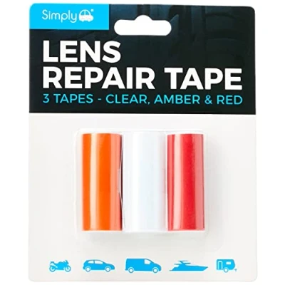 Image of Simply 2250 Lens Tape, Red/Clear/Amber