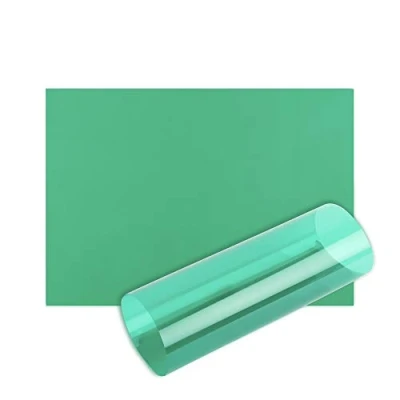 Image of Acetate Sheets A4 OHP Sheet Colour Clear Film Plastic Light Filter Gel Reading Aid Thick 100 Micron (A4 Size Green 10 Sheets)