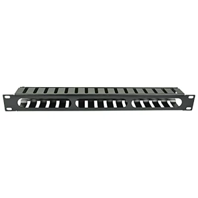 Image of Adastra 1U Cable Management Channel Shelf for Server and Rack mount Cabinets