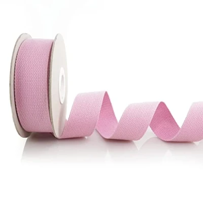 Image of Trimz Cotton Webbing, Pink, 40mm