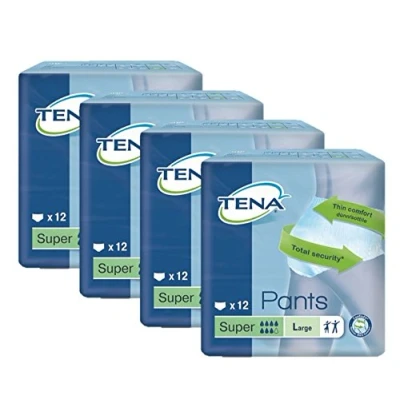 Image of Tena Pants Super Large ConfioFit Disposable Trousers Pack of 48