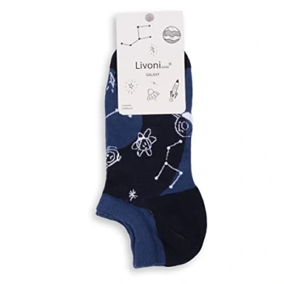 Image of Livoni Space Low Socks, 35 38, Multi Coloured, S