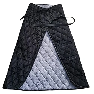 Image of MOUSKE Winter Wheelchair Blanket, Waterproof Fleece Lining Comfortable Aldult Keep Warm Windproof Lower Body Leg Cozy Cover for the Elderly Disabled Seniors