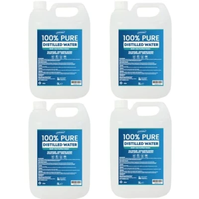 Image of Lucemill Distilled Water 20 Litre for CPAP Machines, Irons, Cleaning Machines and More Made in the UK