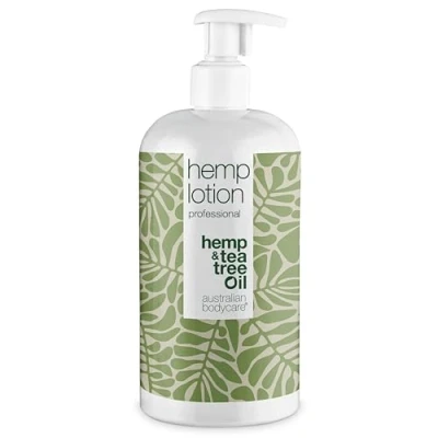 Image of Hemp Body Lotion for Women &amp; Men 500 ml Seed Oil against Dry Skin from Australian Bodycare Daily care Relieve pimples, Ringworm, Fungus, Jock Itch, Acne, Odor smelly feet