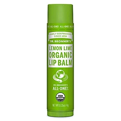 Image of DR BRONNERS Organic Lip Balm Lemon and Lime 4g (Pack of 1)