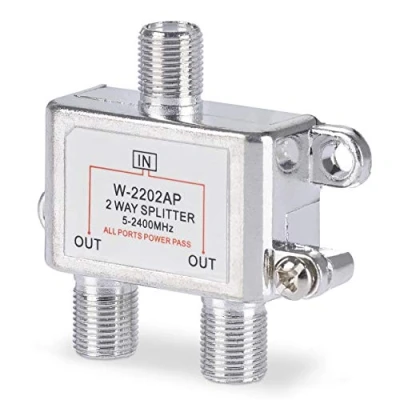 Image of SSL Satellites 2 Way Satellite Splitter For Freesat, Freeview, Cable, Modem, Virgin Dbox &amp; SKY