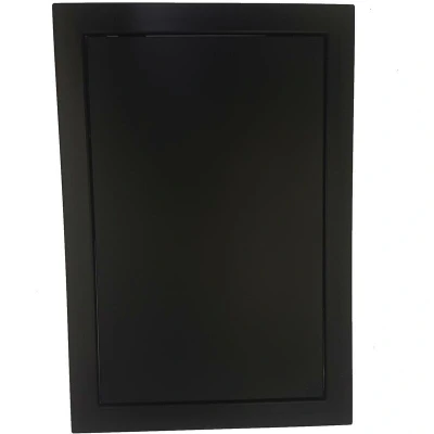 Image of 150x150mm Black Front Access Inspection Panel Plastic Concealed Wall Hatch Check Doors