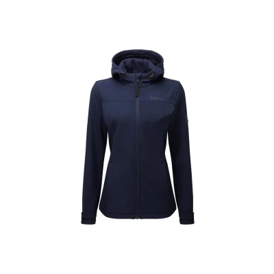 Image of TOG24 Keld Lightweight Womens Softshell Jacket, Windproof, Showerproof Zip Up Outdoor Jacket with Hood