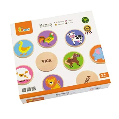 Image of Viga 51308 Toys Memory Animals