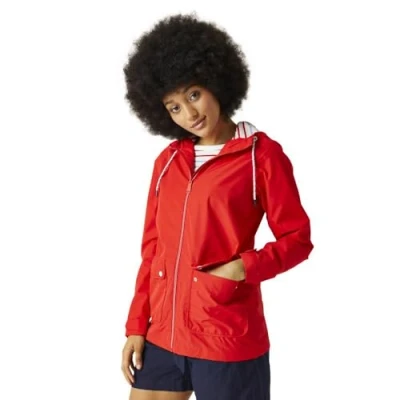 Image of Regatta Womens Bayletta Full Zip Hooded Rain Coat