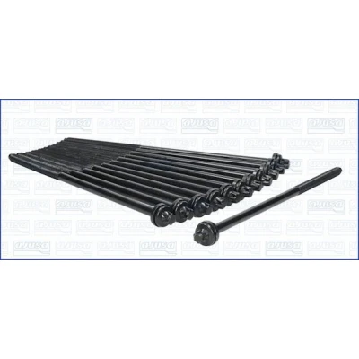 Image of ERR5384x12 Cylinder Head Bolt Kit AJUSA 81034100 Male Torx 12 LAND ROVER: Discovery 2, Defender Pickup, Off Road Convertible