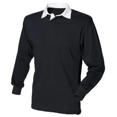 Image of Front Row Men&#039;s Polo Shirt multicolour black / white Large