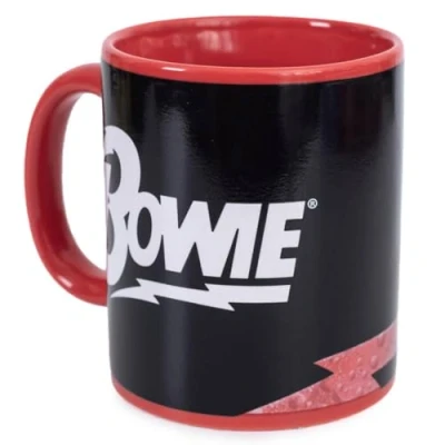 Image of Pyramid International David Bowie Heat Change Mug Official Ceramic with Activated Artwork,for Hot Drinks, Ideal for Fans, Great Home or Office Use