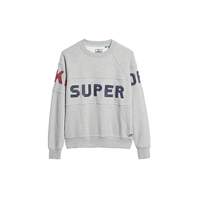 Image of Superdry Women&#039;s Ski Sweatshirt, Grey Marl, UK 12