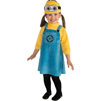 Image of Rubie&#039;s 886440TODD000 Female Despicable Me/Minions Kids Fancy Dress, Multicoloured