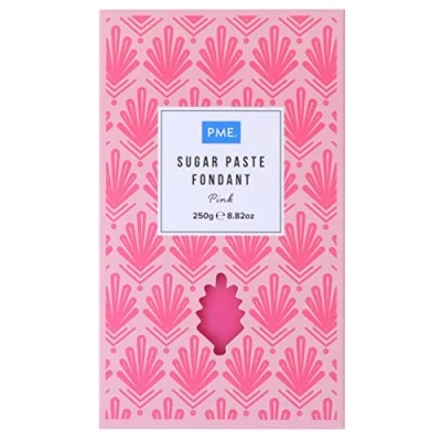 Image of PME Sugar Paste Fondant Pink 250g