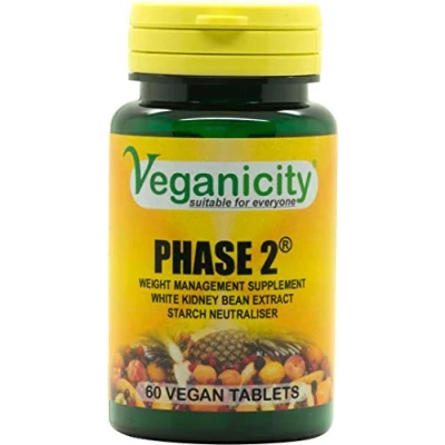 Image of Veganicity Phase 2 500mg : Weight managemet Supplement 60 Tablets