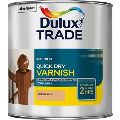 Image of Dulux Trade Quick Drying Varnish Satin 2.5L