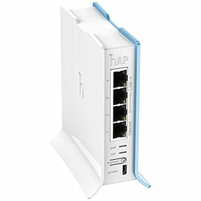 Image of MikroTik rb941 2 nd tc 300 Mbit/s Access Point (DSSS, 20 70 C, IEEE 802.11b, 802.11 g, N, DSSS, OFDM, Micro USB, Blue, White)
