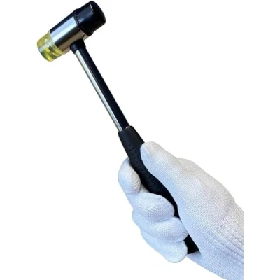 Image of BOOSDEN Double Faced Soft Hammer Mallet, Rubber Hammer, for Home Decoration Installation Hand Tool, 25mm
