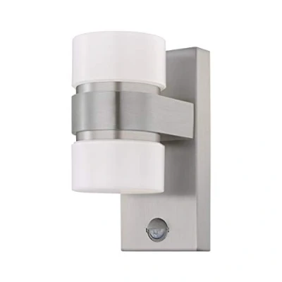 Image of EGLO 96277 LED Stainless Steel, Silver Outdoor Wall Light ATOLLARI, One Size
