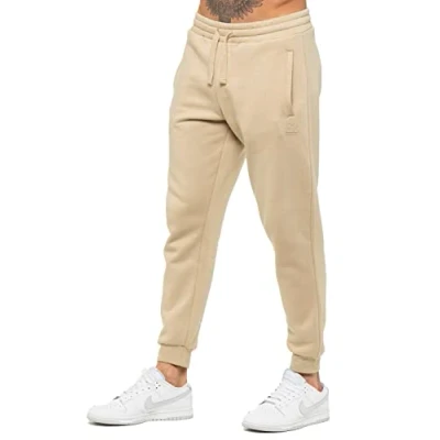 Image of 989Zé ENZO Mens Joggers Fleece Lined Soft Warm Sweatpants Regular Fit Tracksuit Bottoms Casual Trousers EZJG598 Jogger Stone XXL