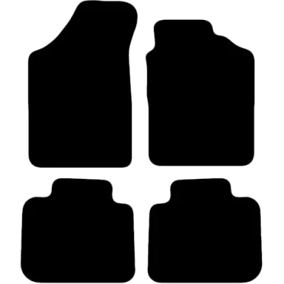 Image of Carsio Tailored Carpet Car Floor Mats For Kia Cerato 2004 2006 Fit Mat Complete Accessory Black Custom Fitted All Weather, Anti Slip Backing &amp; Trim