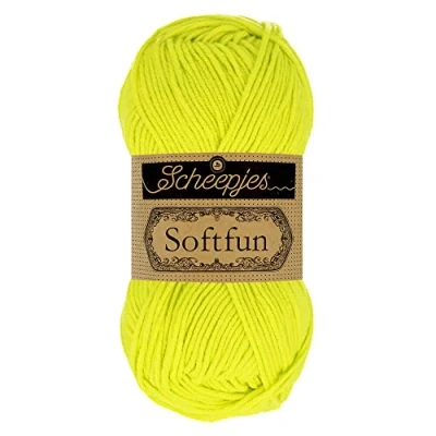 Image of Scheepjes Softfun 2641 Citrus Lime Yarn 10x50g