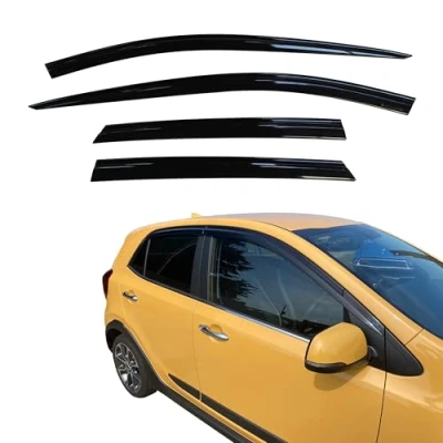 Image of AUTO CLOVER Wind Deflectors Set for Kia Picanto 2017+ (4 pieces)