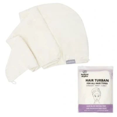 Image of PROTECHT DRYPLUS Super Absorbent Microfibre Hair Turban White