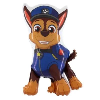 Image of Foil Balloon Chase Paw Patrol Figures Approx. 80 cm Helium Balloons Gift Fairground