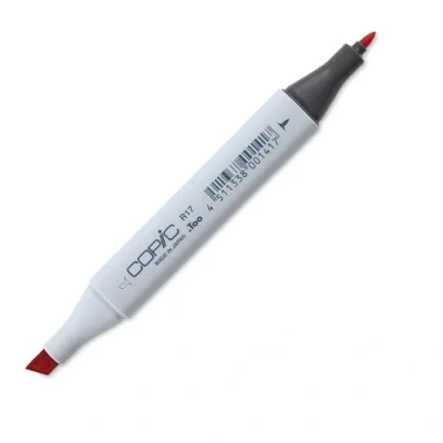 Image of Copic Classic Coloured Marker Pen (R 17) Lipstick Orange, For Art &amp; Crafts, Colouring, Graphics, Highlighter, Design, Anime, Professional Beginners, Supplies Colouring Books