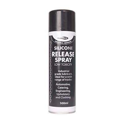 Image of 500ml Bond It Clear Silicone Release Spray Mould Releasing Multi Purpose Lubricant Motor Friction Oils Tin Extremely Flammable Aerosol 0.5 Litres Can (1)